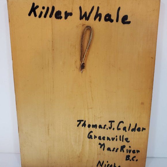 BC Carved wall hanging "Killer Whale" - Picture 4 of 4